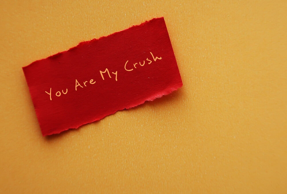 '넌 내가 좋아하는 사람이야' 라고 쓰여진 쪽지