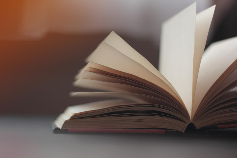 긴 이야기의 책장이 넘어가고 있는 모습