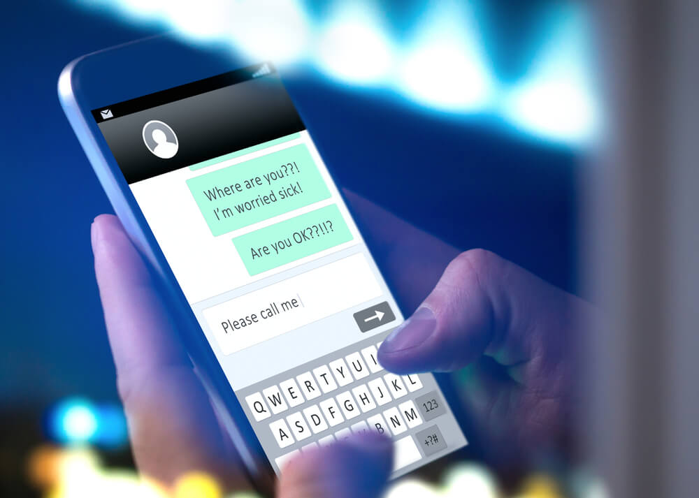 친구의 문자를 읽씹하는 상황