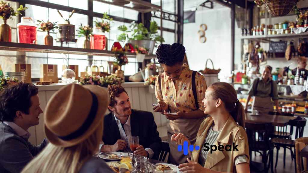 Saber como pedir comida con un menu en inglés