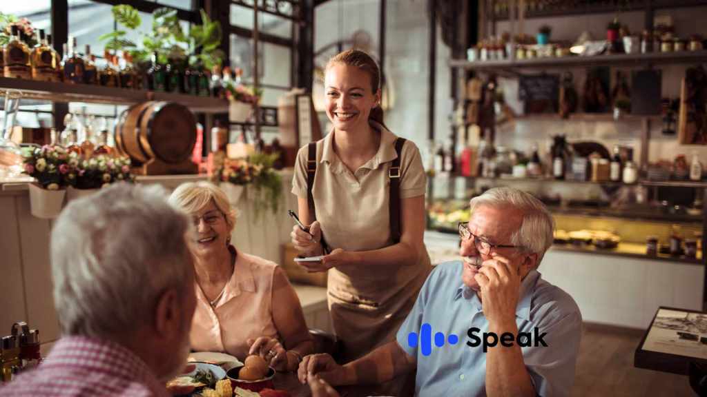 Pedir comida en ingles nunca sera tan facil con Speak